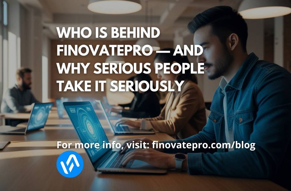 Who Is Behind FinovatePro — And Why Serious People Take It Seriously